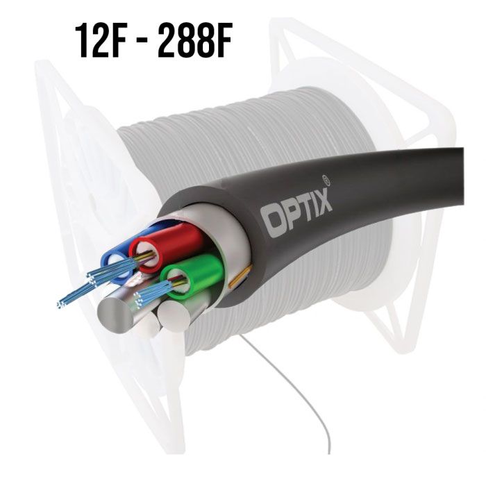  OPTIX Optical Fiber Cable LSZH ZW-NOTKtsd 1.2kN 