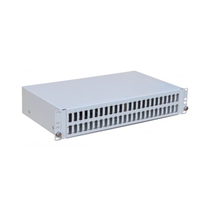 Mantar :: Fiber optic sliding patch panel  PS 19” 2U 48xSC Duplex