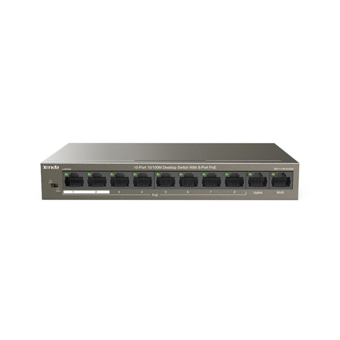 Tenda TEF1110P-8-63W switch 