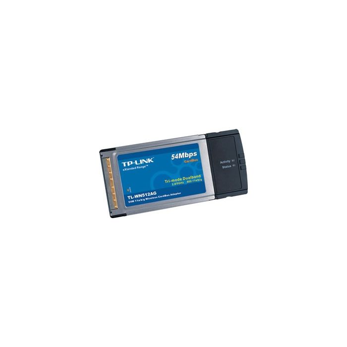 TP-Link :: WN-512AG, wireless PCMCIA 54Mbps