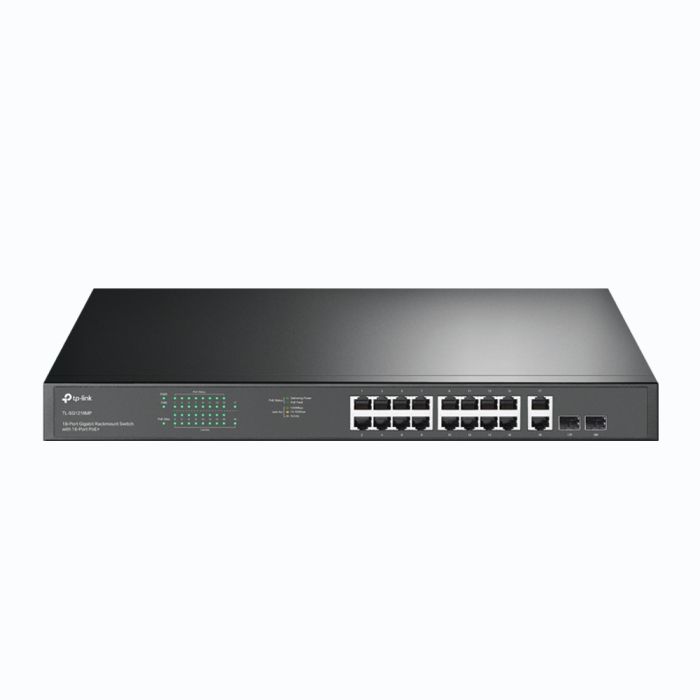 TP-Link :: TL-SG1218MP Unmanaged PoE, 18xGbps, 16x PoE+