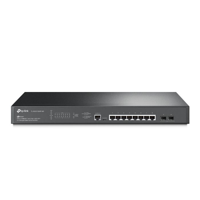 TP-Link :: TL-SG3210XHP-M2 Managed Switch L2+ JetStream, 8 portów PoE+ 2.5GBASE-T, 2 sloty SFP+ 10 Gbit