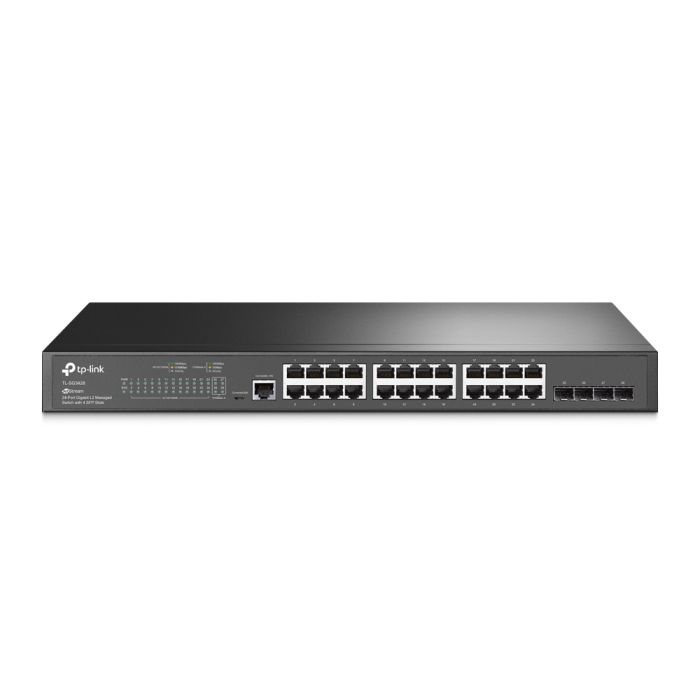 TP-Link :: TL-SG3428 Managed Switch L2 JetStream, 24Gbit, 4xSFP