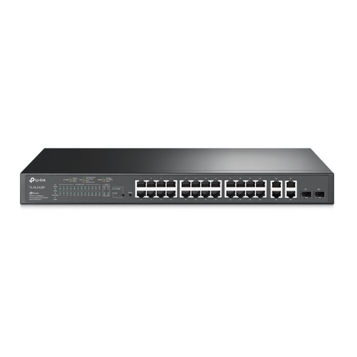 TP-Link :: 28p T1500-28PCT (24x100Mbit 4x1Gbit 2xSFP) PoE+