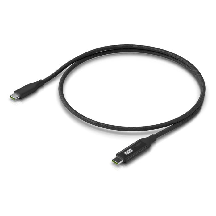 Ubiquiti USB-C Cable with Charge Display - UACC-Cable-USB-100W-1M-BK