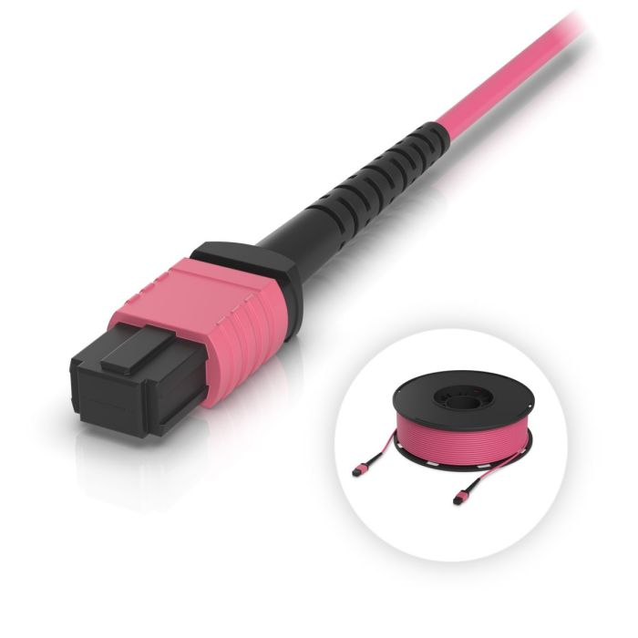 Ubiquiti OM4 MPO-12 UPC Fiber Patch Cable - UACC-OFC-MA-MPMP-100M