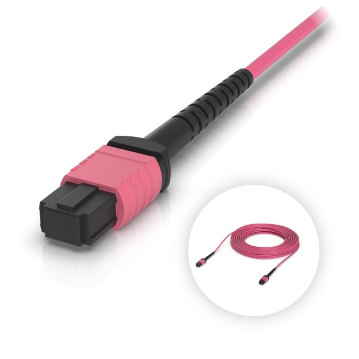 Ubiquiti OM4 MPO-12 UPC Fiber Patch Cable - UACC-OFC-MA-MPMP-15M