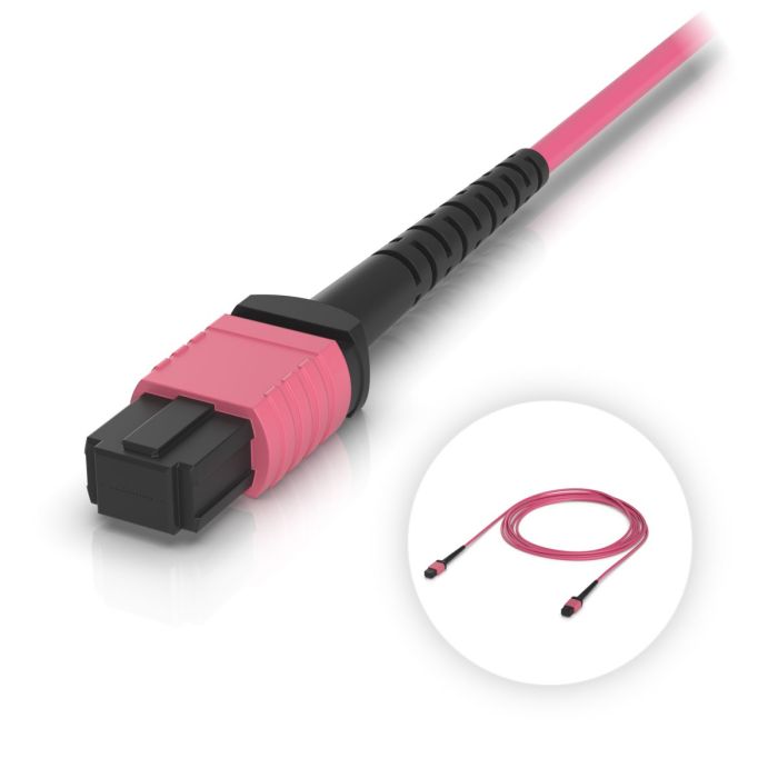 Ubiquiti OM4 MPO-12 UPC Fiber Patch Cable - UACC-OFC-MA-MPMP-3M