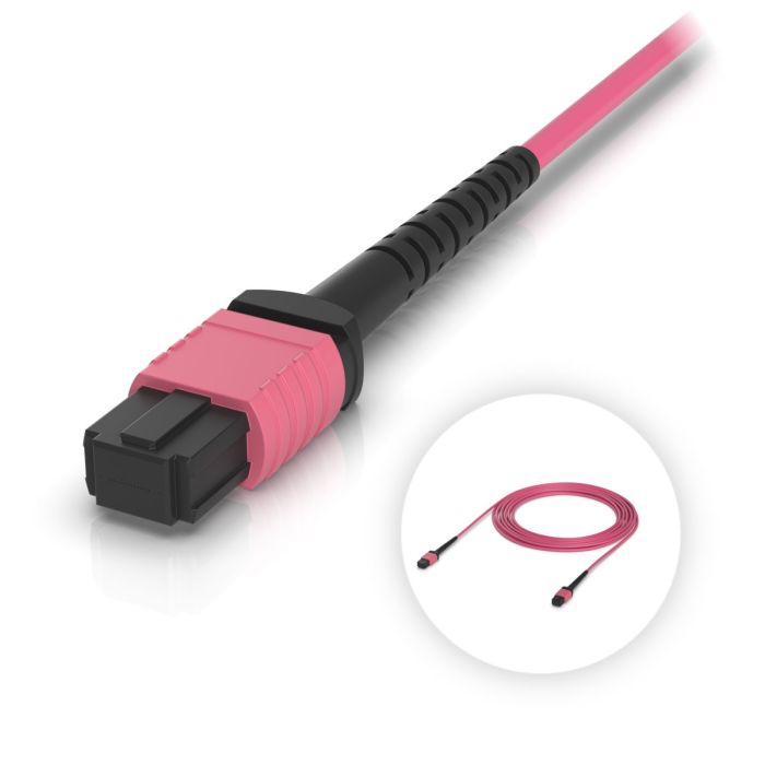 Ubiquiti OM4 MPO-12 UPC Fiber Patch Cable - UACC-OFC-MA-MPMP-5M