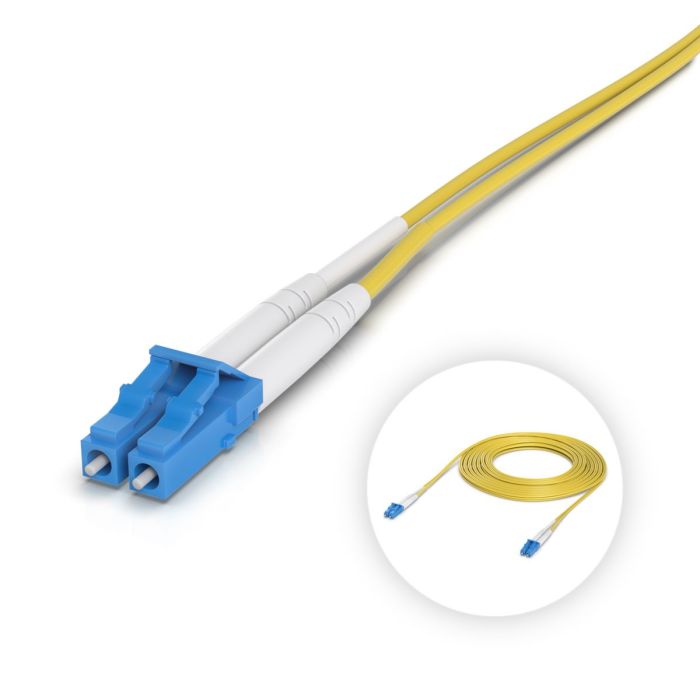Ubiquiti OS2 Duplex LC UPC Fiber Patch Cable - UACC-OFC-S2-LULU-15M