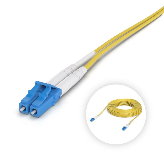 Ubiquiti OS2 Duplex LC UPC Fiber Patch Cable - UACC-OFC-S2-LULU-30M