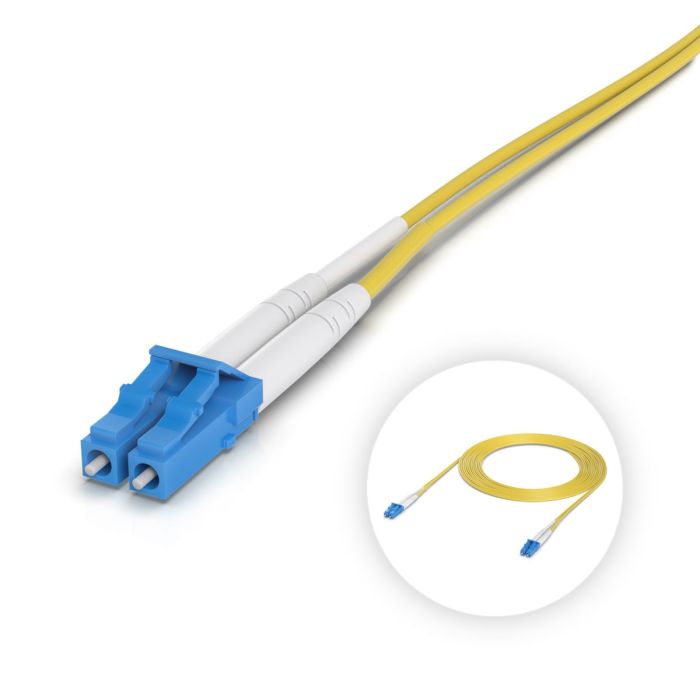 Ubiquiti OS2 Duplex LC UPC Fiber Patch Cable - UACC-OFC-S2-LULU-3M-50