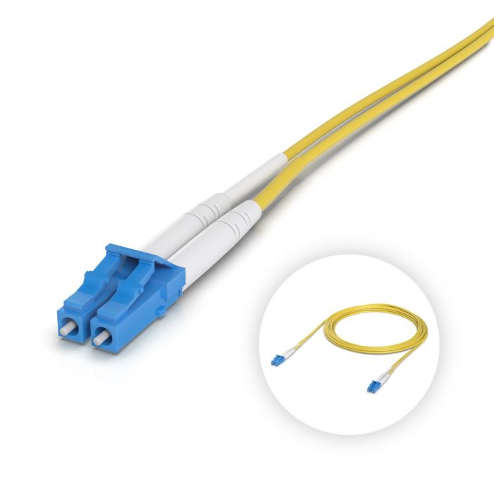 Ubiquiti OS2 Duplex LC UPC Fiber Patch Cable - UACC-OFC-S2-LULU-5M