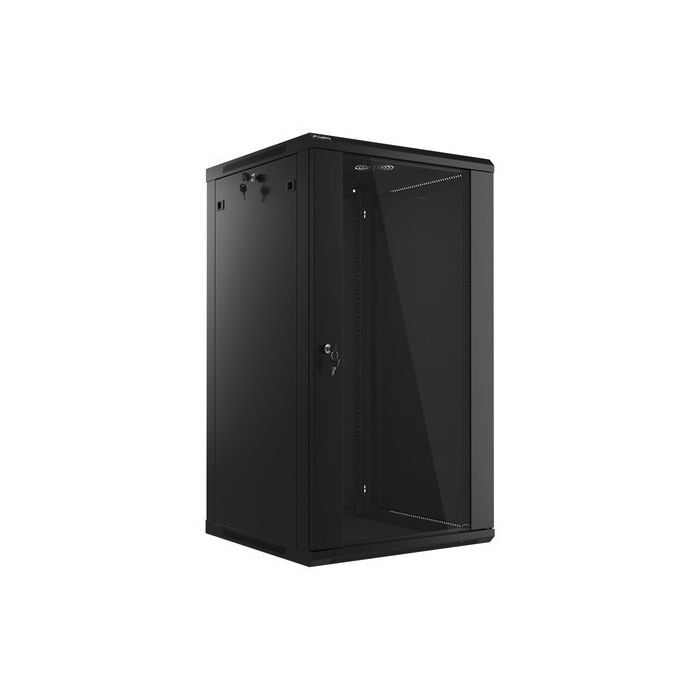 Wall Mount Cabinet LANBERG WF01-6622-10B - front view.