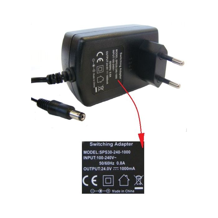 24V, 1A Gold WiFi Power Supply