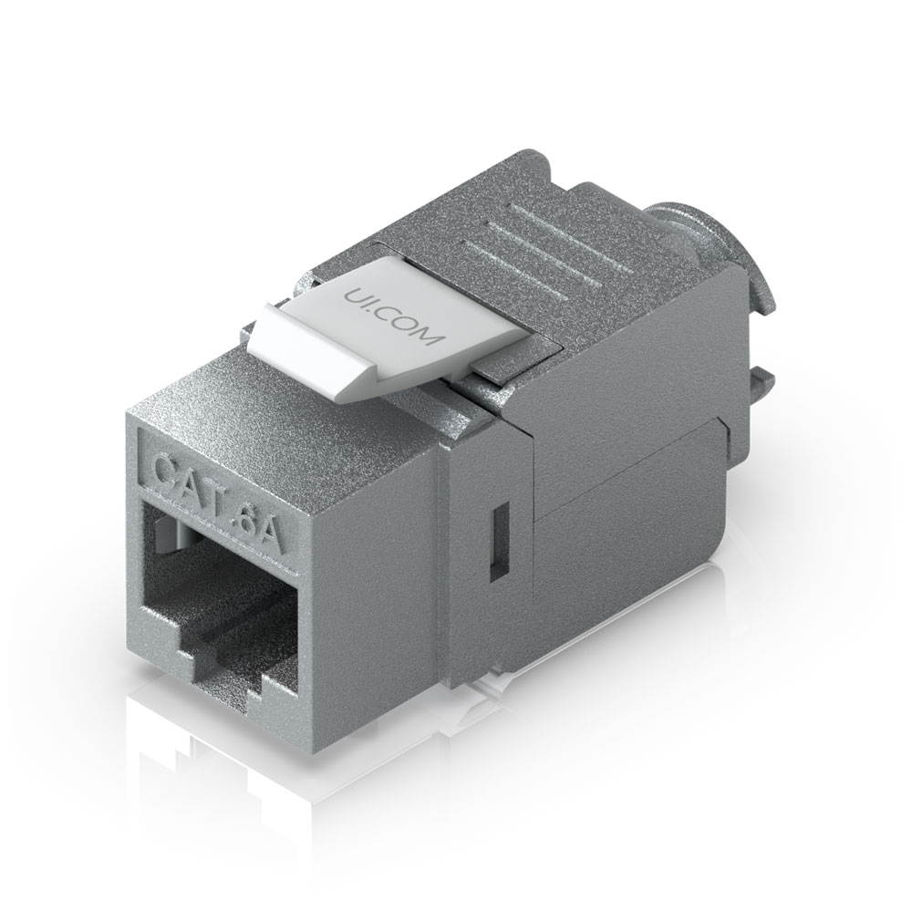 Ubiquiti Cat6A Keystone Jack, 12-Pack (UACC-Keystone-Jack-C6A)