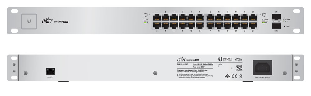 Ubiquiti UniFi Switch 24 port (US-24-250W)