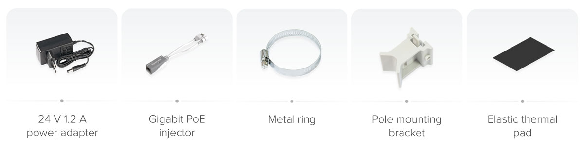 Mikrotik SXT LTE7 included parts