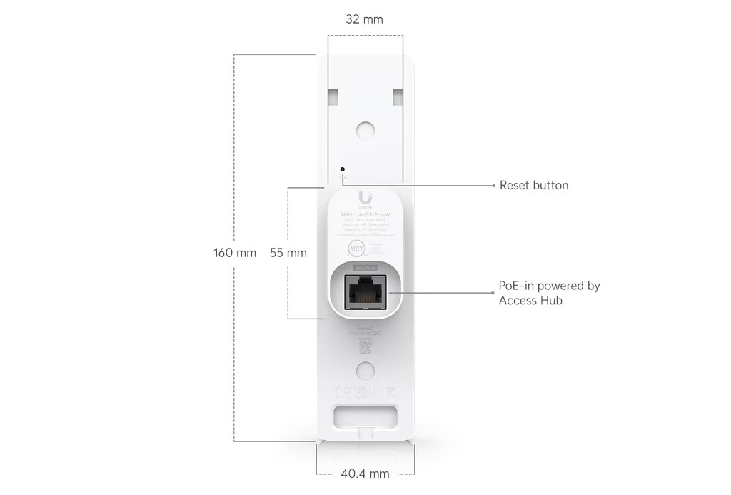 Ubiquiti G3 Reader Pro UA-G3-Pro-W
