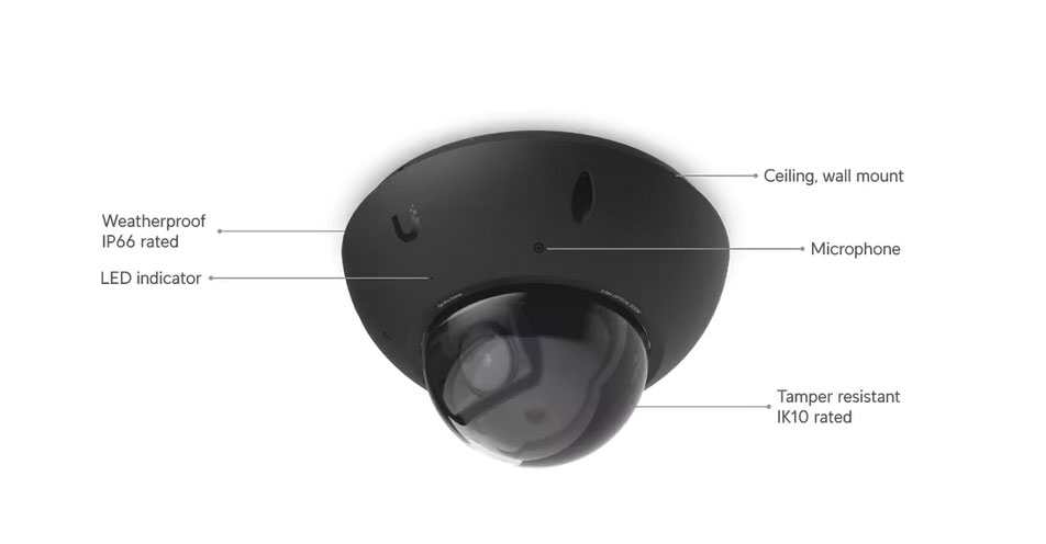 Ubiquiti G6 Pro Dome UVC-G6-Pro-Dome-B