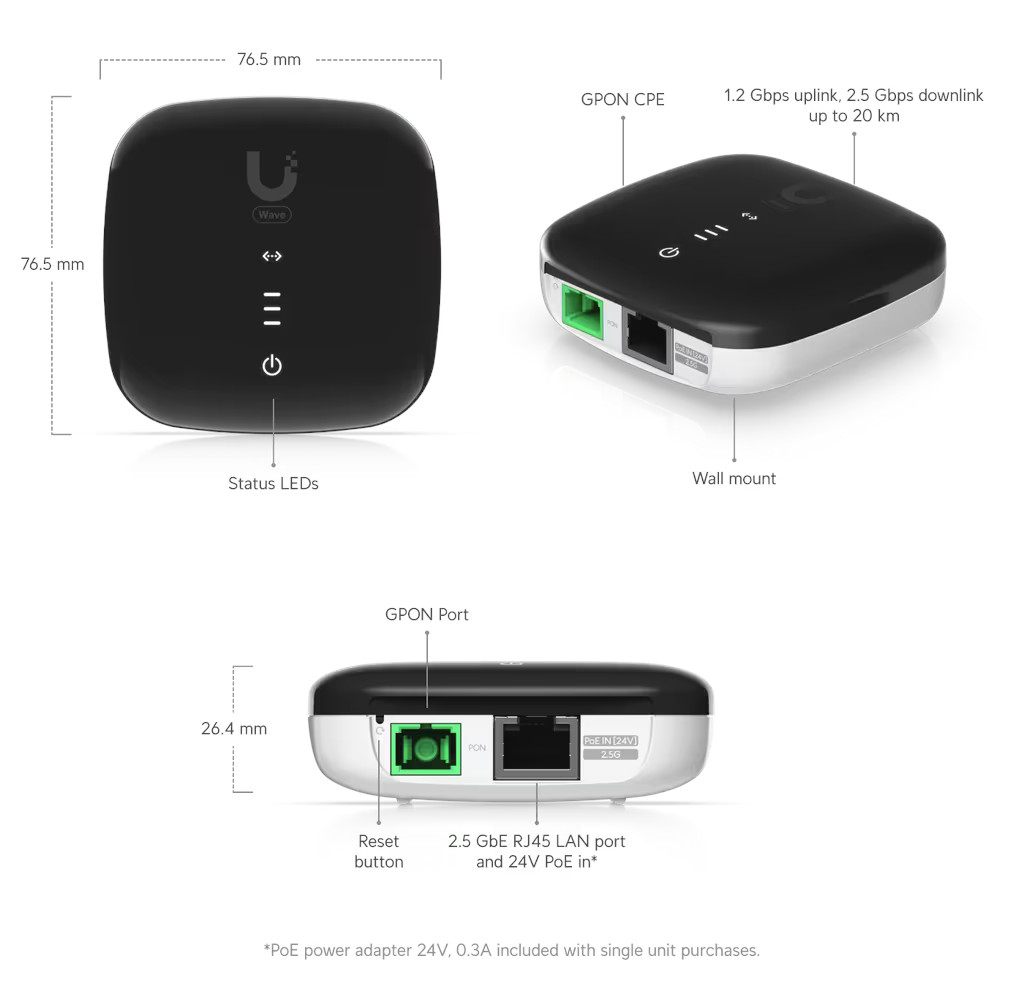 Ubiquiti WaveFiber ONU (Wave-Fiber-ONU)