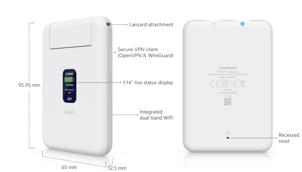 Ubiquiti UniFi Travel Router (UTR)